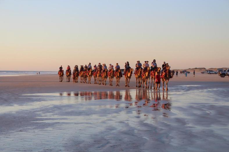 Kamelritt am Cable Beach