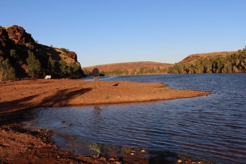 Camp in der Carawine Gorge