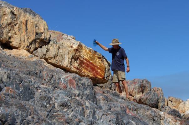 Thomas bringt den Jaspis zum Leuchten, Marble Bar