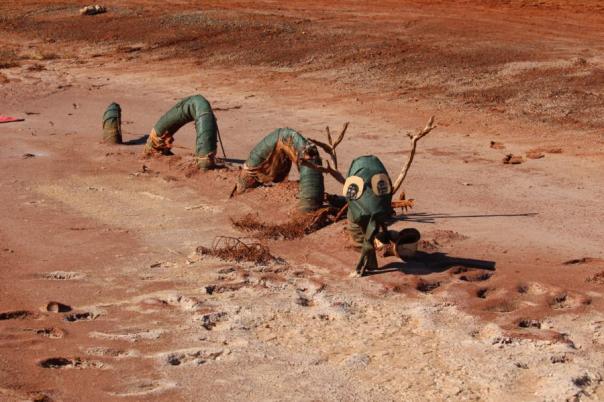 .... die Arbeiter hatten ihren Spaß, Karratha