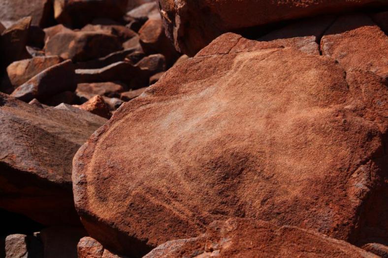 ... aber dann, Deep Gorge, Murujuga NP, bei Dampier