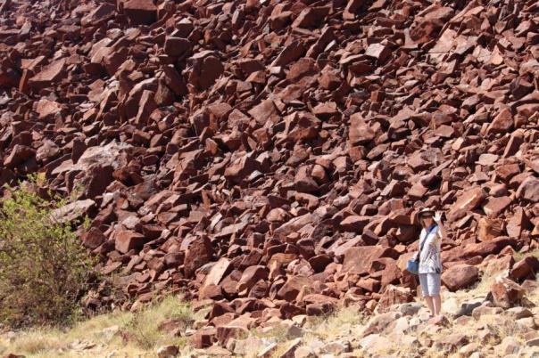 Am Anfang sehen wir nichts, Deep Gorge, Murujuga NP, bei Dampier