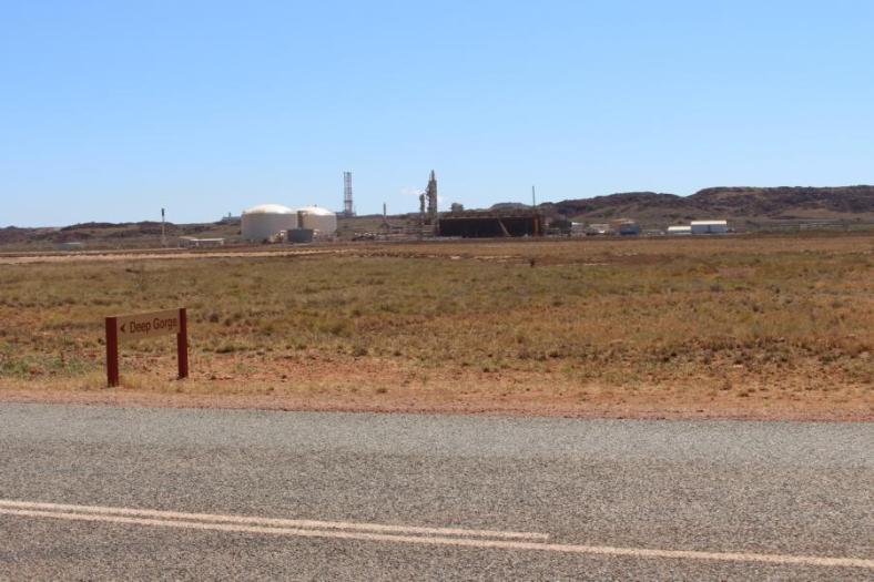 Wegweiser zur Deep Gorge