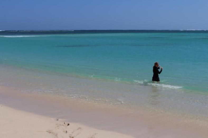 Uiii, das Wasser könnte etwas wärmer sein