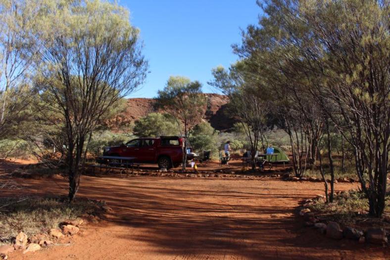 Campingplatz in der Kennedy Range NP