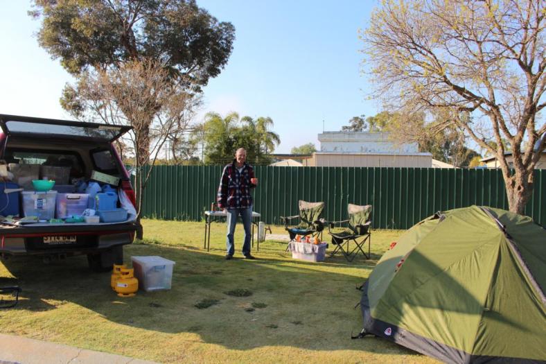 Thomas ist happy wieder auf der Straße zu sein, Moora