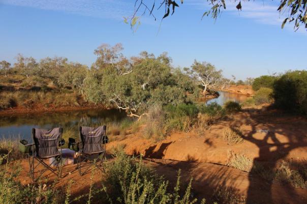 Camp am Murchison River