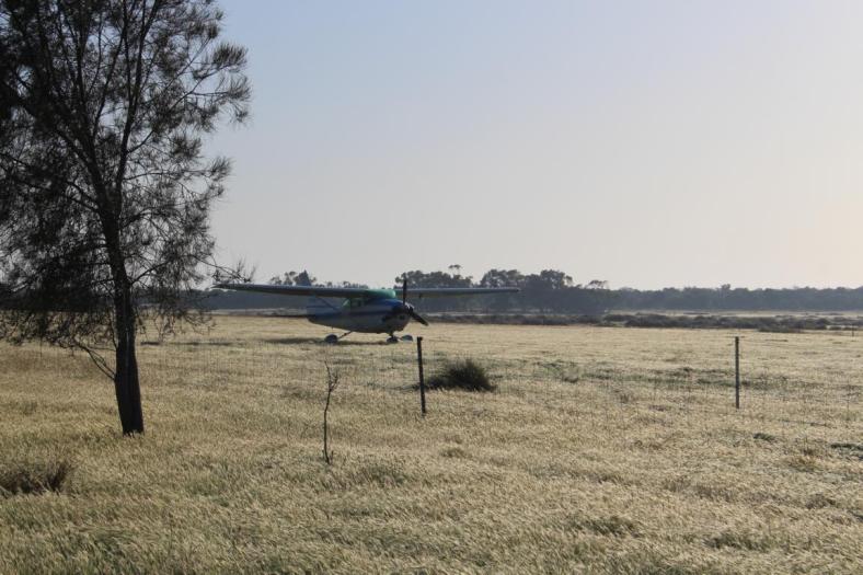 Ein kleiner Flugplatz ist da, Nambung Station