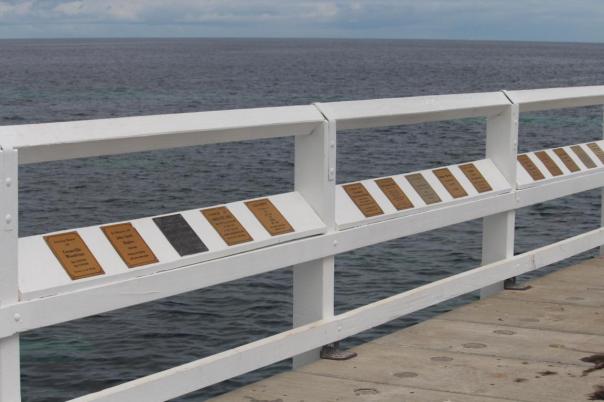 Gedenktafeln, Jetty Busselton