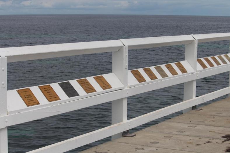 Gedenktafeln, Jetty Busselton