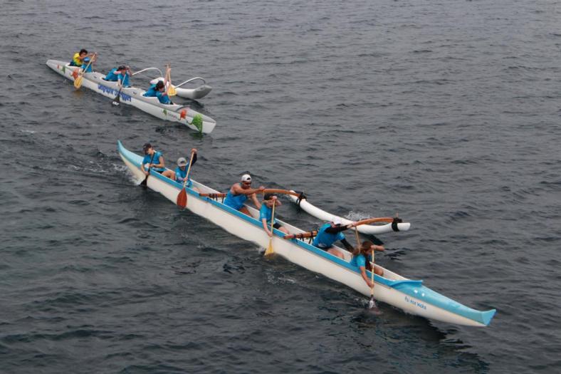 Wettrudern um die Jetty