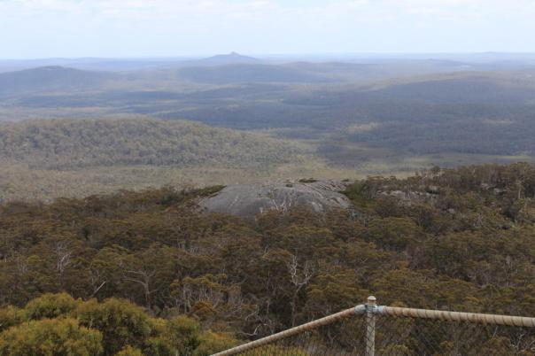 Blick vom The Towerman's Hut, Mount Frankland NP