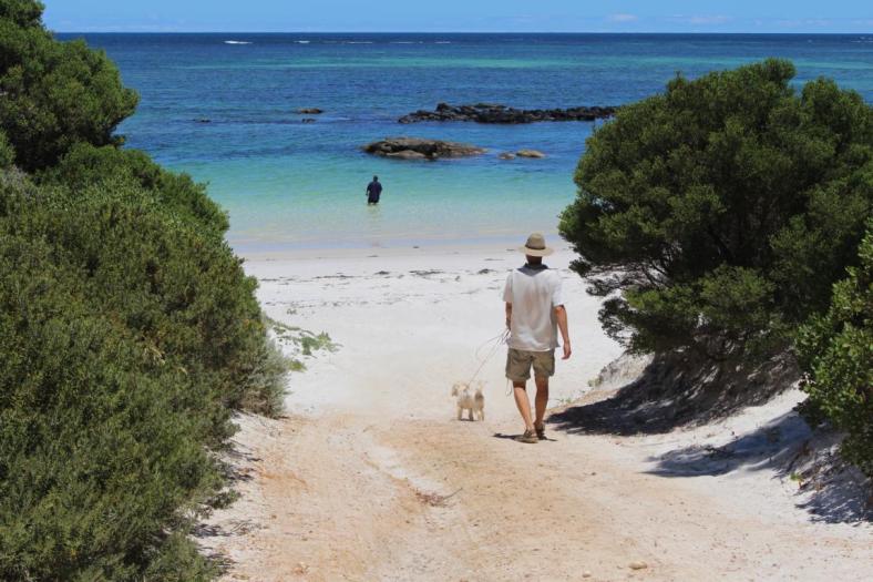 Zugang vom CP zum Strand, Mason Bay