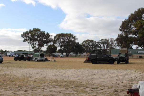 Overflow Camping auf dem Showground