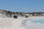 Bogged beach driving, Lucky Bay, Cape Le Grand NP
