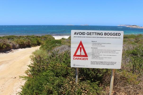Zufahrt zur Rossiter Bay, Cape Le Grand NP