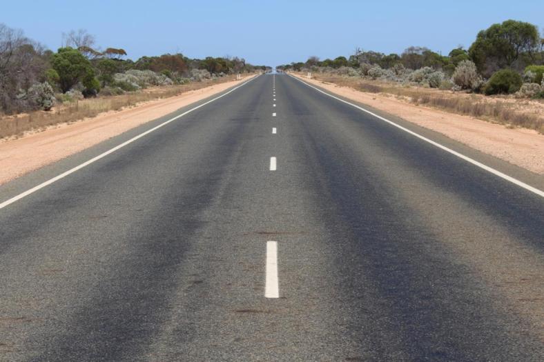 .... immer gerade aus