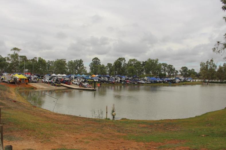 Bootsrennen auf dem Murray River in Berri