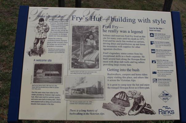 Fred Frey wurde zur Legende. Er hat mehrere Hütten entlang des Howqua Rivers gebaut