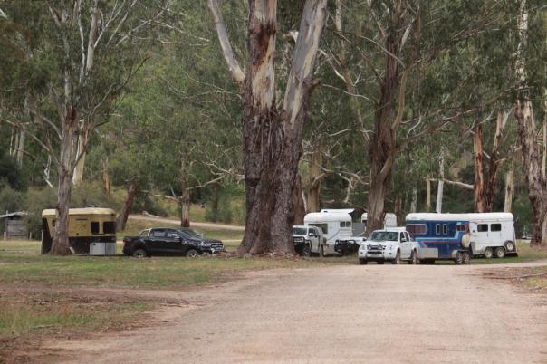 Beliebtes Ausflugsziel für Reiter, Howquard River