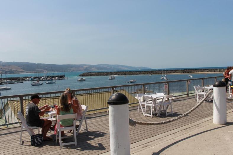 Wir kehren ein zu Fish & Chips, Apollo Bay